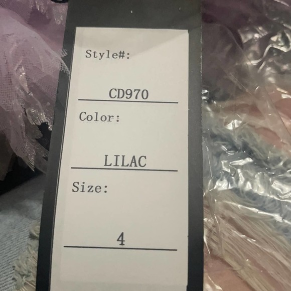 Lilac Tulle Ballgown - Picture 4 of 6